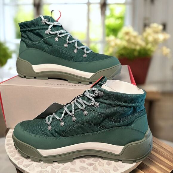 Hunter Travel Explorer Boot Thicket Green Waterproof Hiking Outdoor Men’s 11 EU - Picture 13 of 15